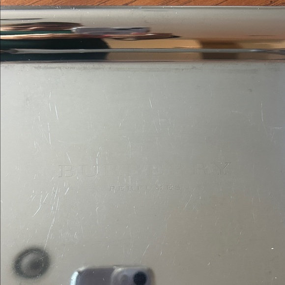 Silver Burberry Rectangular Tray - Picture 2 of 2